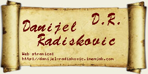Danijel Radišković vizit kartica